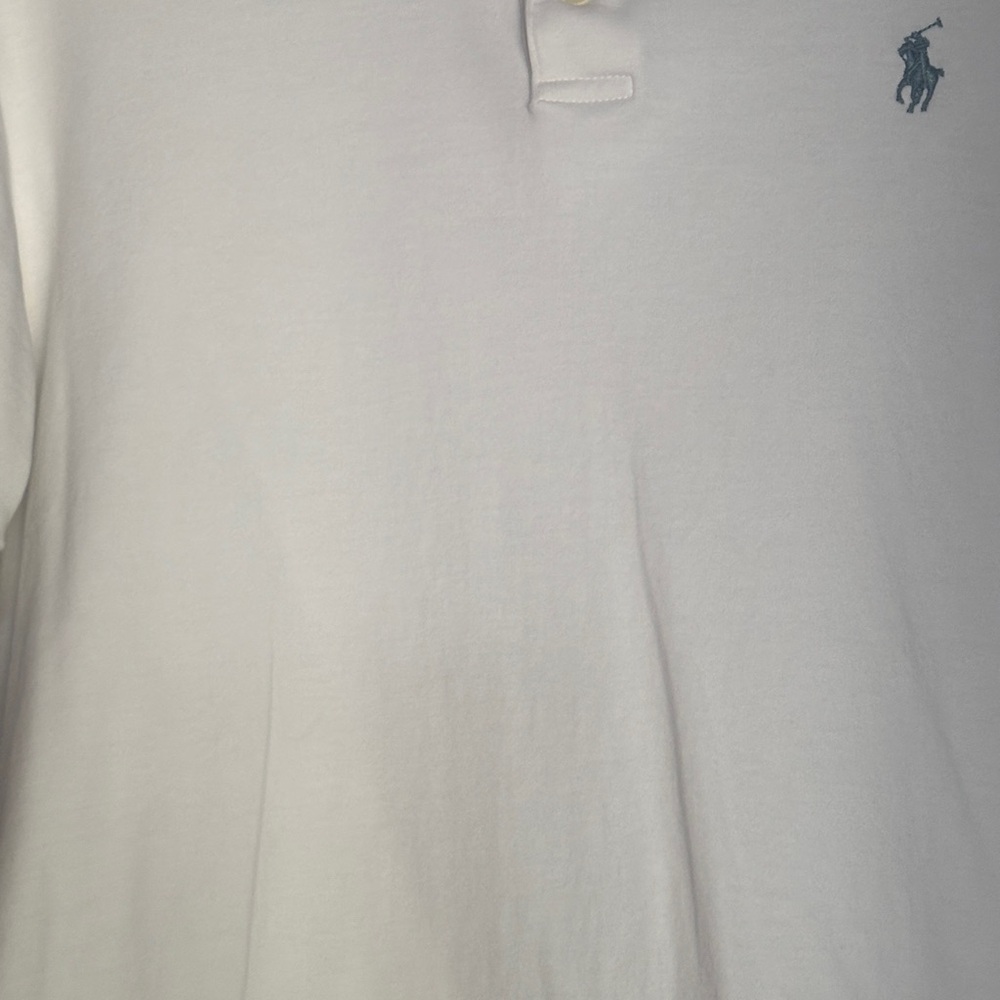 Polo by Ralph Lauren Men's Cream Polo Shirt